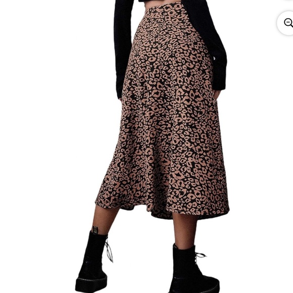 Midi Skirt Animal Print - Picture 5 of 5